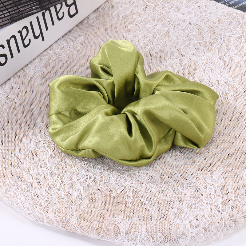 Elastic hair tie din mătase Mulberry Silk Hair Tie, buclă mare, stil coreean, lucrat manual în Suzhou, elasticitate ridicată | Material: Mătase | Brand: Zhenshang | Origine: Suzhou | Stil: Versiune Coreeană