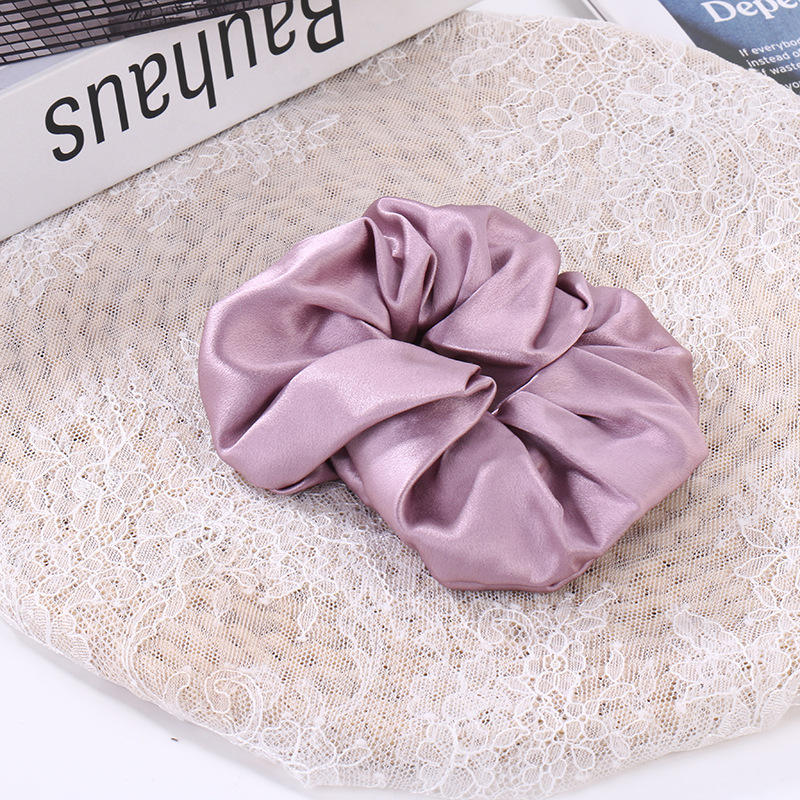 Elastic hair tie din mătase Mulberry Silk Hair Tie, buclă mare, stil coreean, lucrat manual în Suzhou, elasticitate ridicată | Material: Mătase | Brand: Zhenshang | Origine: Suzhou | Stil: Versiune Coreeană