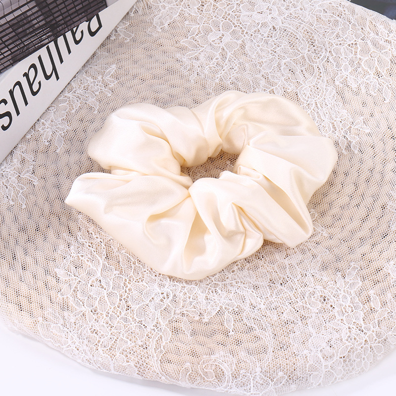 Elastic hair tie din mătase Mulberry Silk Hair Tie, buclă mare, stil coreean, lucrat manual în Suzhou, elasticitate ridicată | Material: Mătase | Brand: Zhenshang | Origine: Suzhou | Stil: Versiune Coreeană
