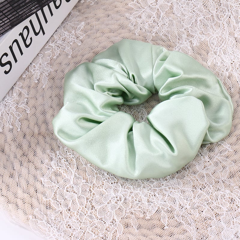 Elastic hair tie din mătase Mulberry Silk Hair Tie, buclă mare, stil coreean, lucrat manual în Suzhou, elasticitate ridicată | Material: Mătase | Brand: Zhenshang | Origine: Suzhou | Stil: Versiune Coreeană