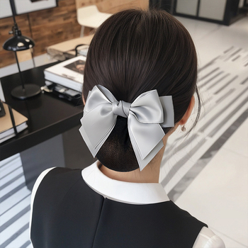 Satīna matu tīklis sievietēm – profesionālā medicīniskā māsa, matu pīnuma aksesuārs, Flowers bloom in june, rudens 2025