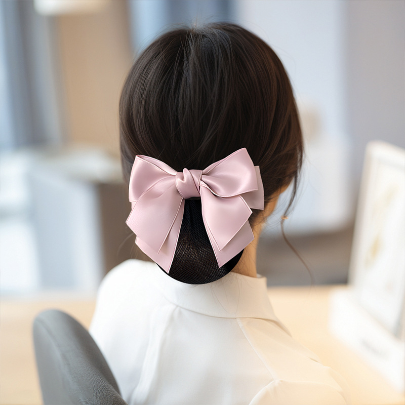 Satīna matu tīklis sievietēm – profesionālā medicīniskā māsa, matu pīnuma aksesuārs, Flowers bloom in june, rudens 2025