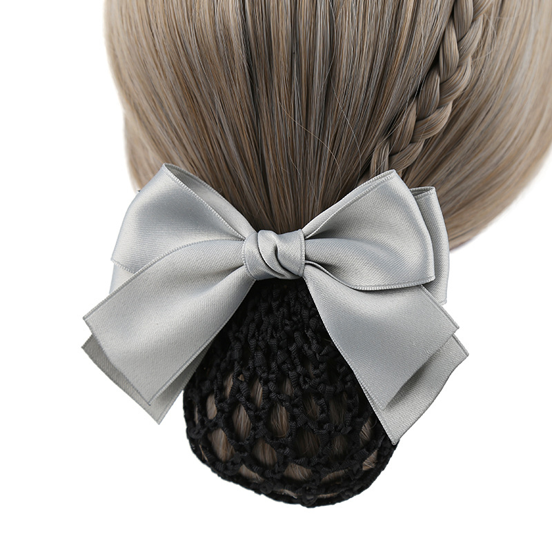 Satīna matu tīklis sievietēm – profesionālā medicīniskā māsa, matu pīnuma aksesuārs, Flowers bloom in june, rudens 2025