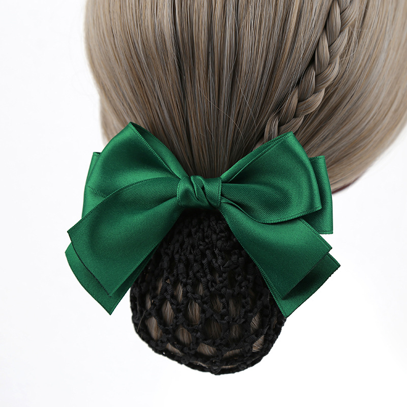 Satīna matu tīklis sievietēm – profesionālā medicīniskā māsa, matu pīnuma aksesuārs, Flowers bloom in june, rudens 2025