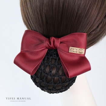 Matu aksesuārs ar loku - no sakausējuma, rokdarbs, zīmols Yifei, neatkarīgs iepakojums, pielāgojama