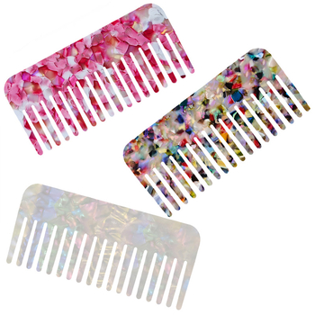 Acetatni češalj za kosu, francuski stil, vintage elegancija, široki zubi, antistaticki, ručno izrađeno