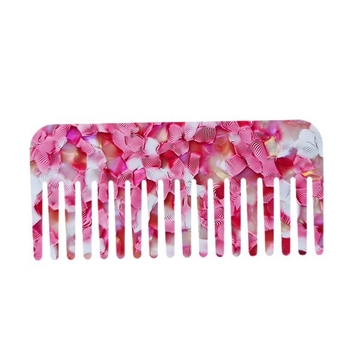 Acetatni češalj za kosu, francuski stil, vintage elegancija, široki zubi, antistaticki, ručno izrađeno