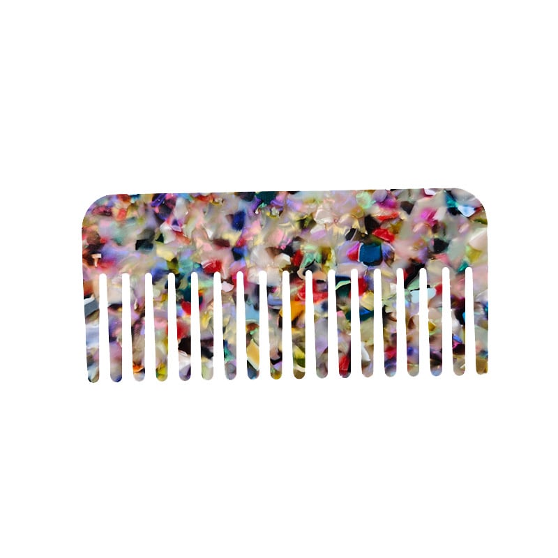 Acetatni češalj za kosu, francuski stil, vintage elegancija, široki zubi, antistaticki, ručno izrađeno