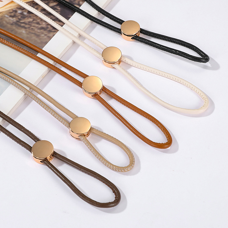 Γυναικεία λεπτή ζώνη από συνθετικό δέρμα με σχέδιο σκοινιού, ρυθμιζόμενος μακρύς ιμάντας για φορέματα και πουκάμισα, μεταλλική αγκράφα από κράμα, κλείσιμο με snap, πλάτος κάτω από 2 cm