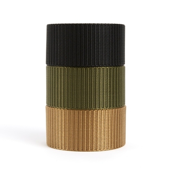 3,5/3,8 cm imitacija najlonskog webbing pojasa s tank uzorkom, produženi najlonski remen i kopča bez zuba