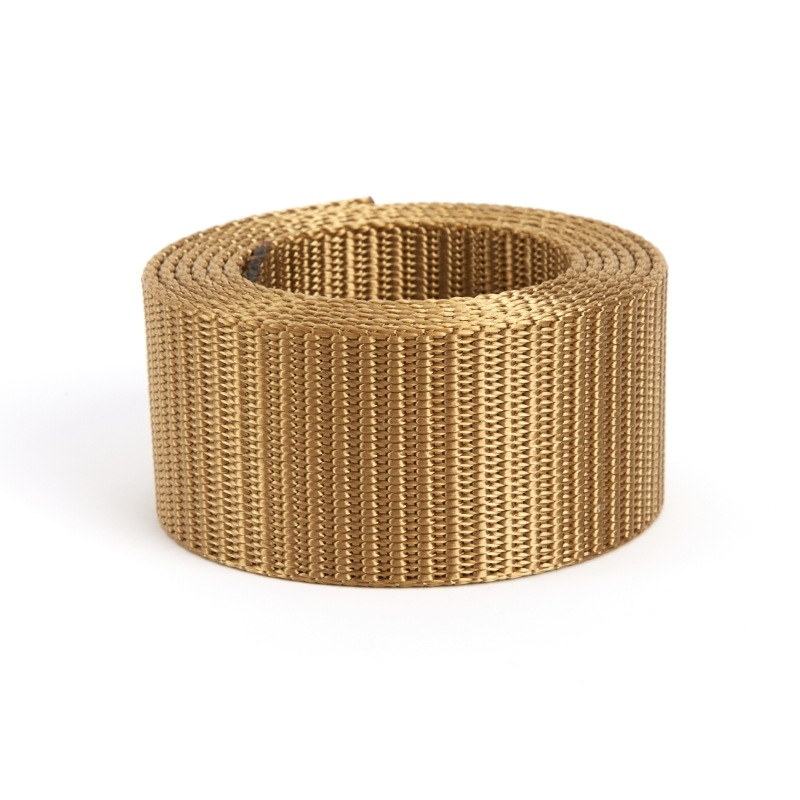 3,5/3,8 cm imitacija najlonskog webbing pojasa s tank uzorkom, produženi najlonski remen i kopča bez zuba