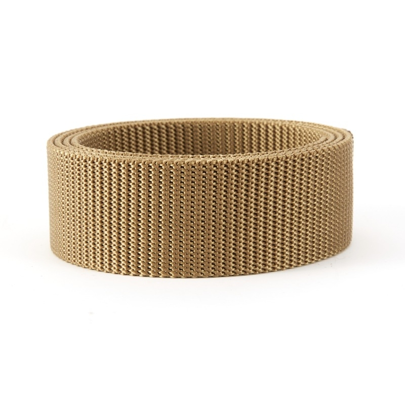 3,5/3,8 cm imitacija najlonskog webbing pojasa s tank uzorkom, produženi najlonski remen i kopča bez zuba