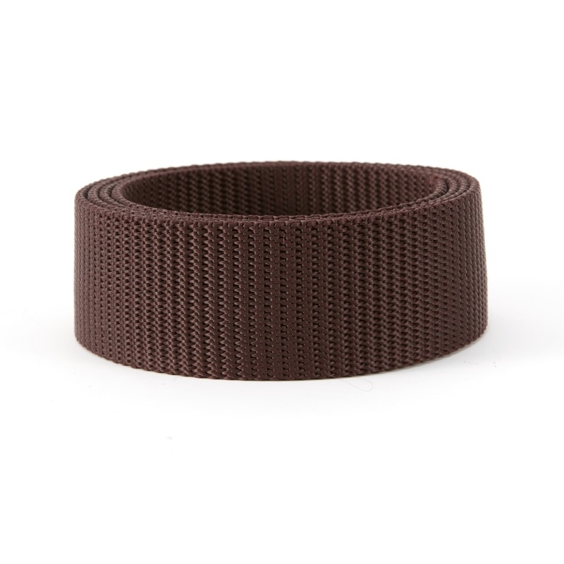 3,5/3,8 cm imitacija najlonskog webbing pojasa s tank uzorkom, produženi najlonski remen i kopča bez zuba