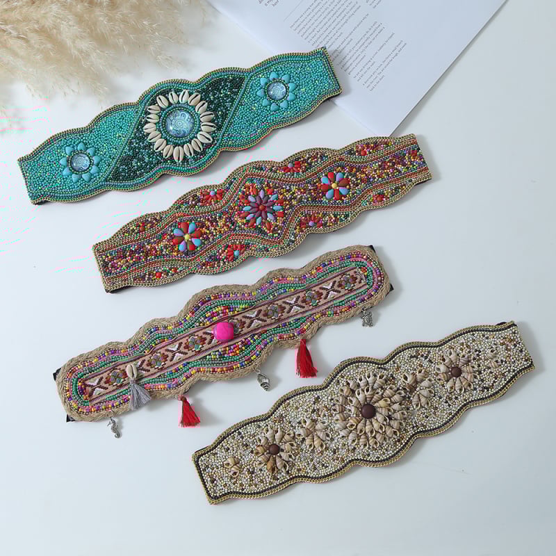 Etninio stiliaus metalo juosmens diržas moterims, suaugusiems, vasaros 2025 leidimas