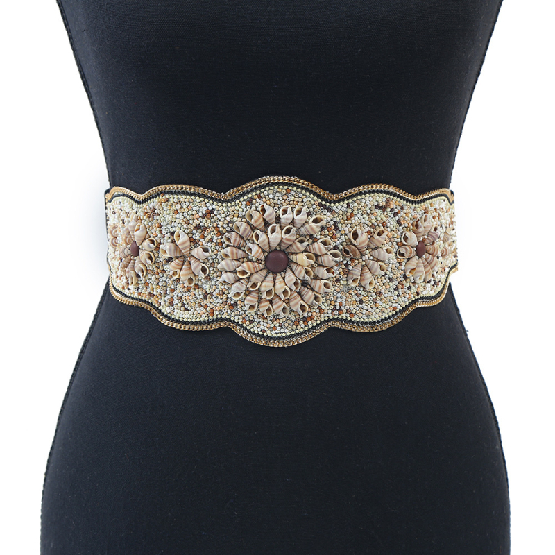 Etninio stiliaus metalo juosmens diržas moterims, suaugusiems, vasaros 2025 leidimas