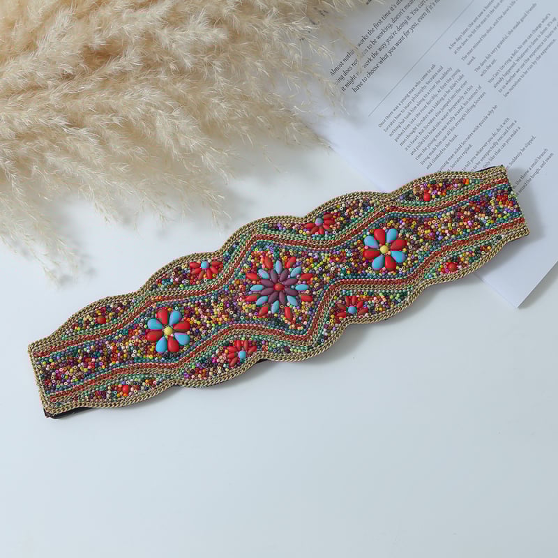 Etninio stiliaus metalo juosmens diržas moterims, suaugusiems, vasaros 2025 leidimas