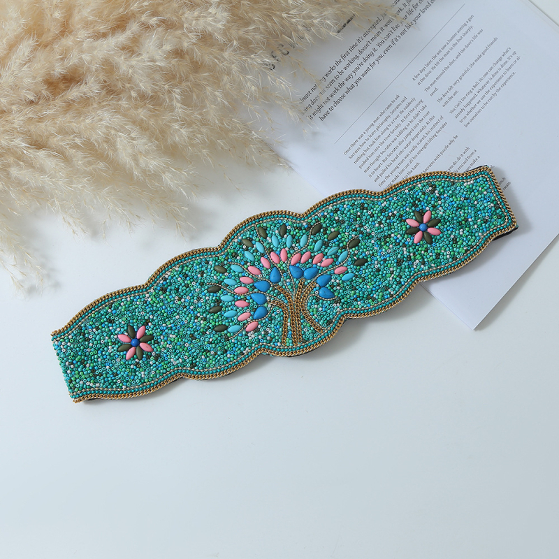 Etninio stiliaus metalo juosmens diržas moterims, suaugusiems, vasaros 2025 leidimas