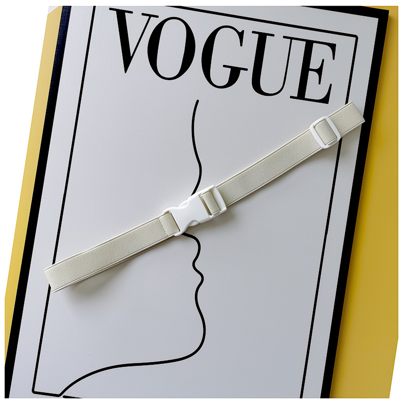 Curea elastică pentru copii din pânză, cu cataramă reglabilă din plastic, dreptunghiulară (material: pânză; cataramă: plastic; formă cataramă: dreptunghiulară; reglabil: da; pentru exterior)