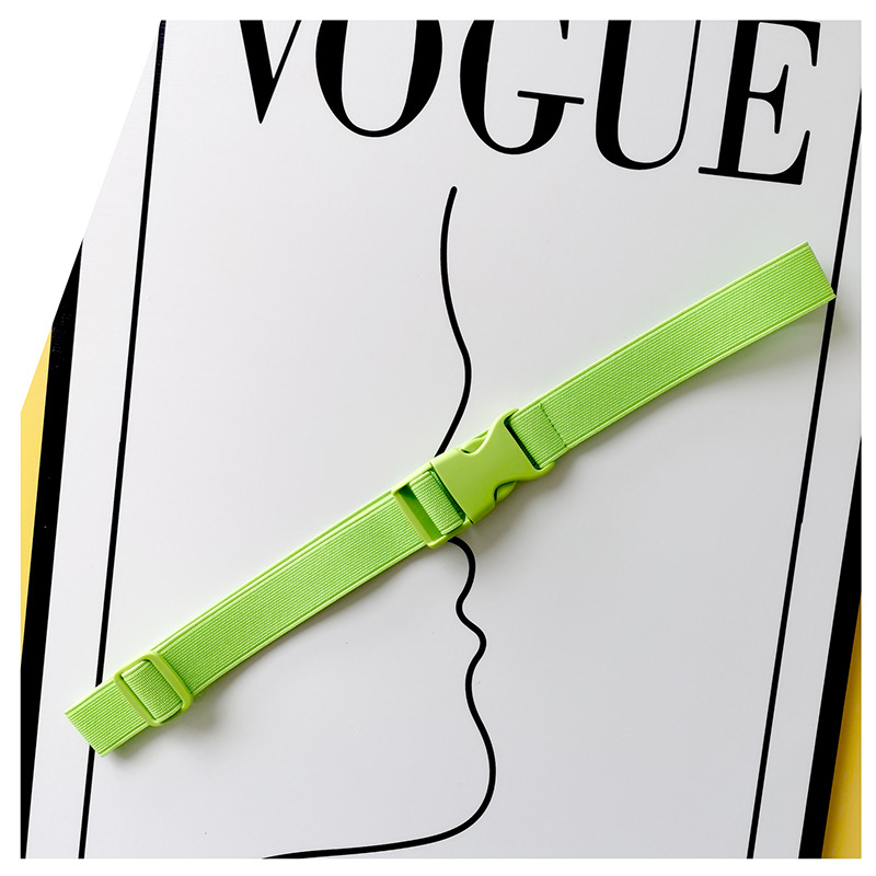 Curea elastică pentru copii din pânză, cu cataramă reglabilă din plastic, dreptunghiulară (material: pânză; cataramă: plastic; formă cataramă: dreptunghiulară; reglabil: da; pentru exterior)