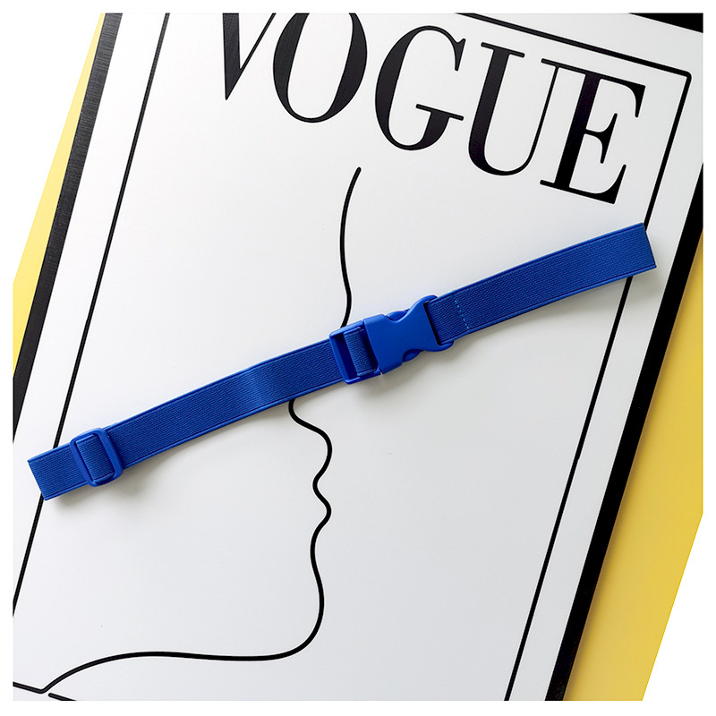 Curea elastică pentru copii din pânză, cu cataramă reglabilă din plastic, dreptunghiulară (material: pânză; cataramă: plastic; formă cataramă: dreptunghiulară; reglabil: da; pentru exterior)