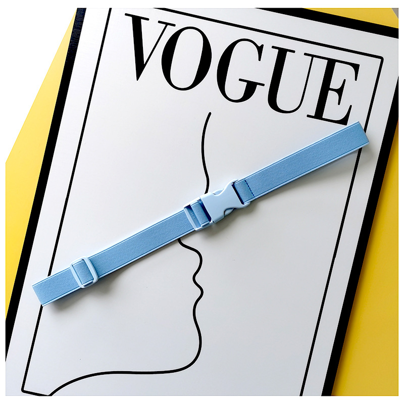 Curea elastică pentru copii din pânză, cu cataramă reglabilă din plastic, dreptunghiulară (material: pânză; cataramă: plastic; formă cataramă: dreptunghiulară; reglabil: da; pentru exterior)