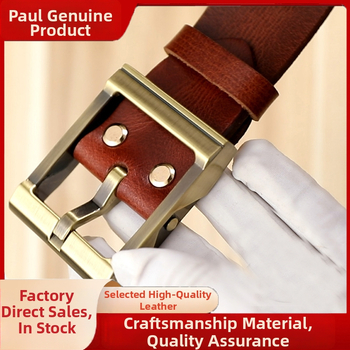 Meeste ehtne nahast vöö, alloy sprādze, kinnitusega nupuga, kaubamärk L.RIDING PULO, äri-/universaalne minimalist stiil