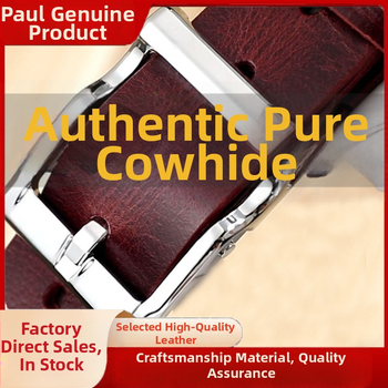 Meeste ehtne nahast vöö, alloy sprādze, kinnitusega nupuga, kaubamärk L.RIDING PULO, äri-/universaalne minimalist stiil