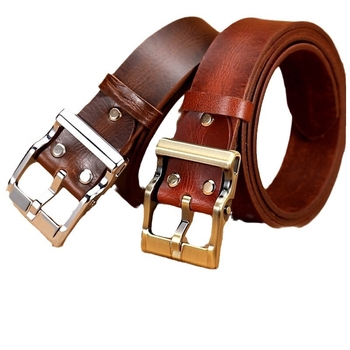 Meeste ehtne nahast vöö, alloy sprādze, kinnitusega nupuga, kaubamärk L.RIDING PULO, äri-/universaalne minimalist stiil