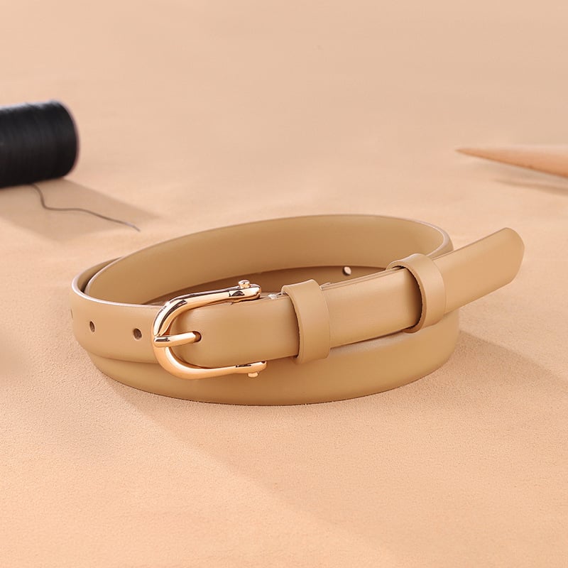 Naiste nahast vöö, esimese kihiga vasikakarva nahk, segatud pannal, nõel-pannal, kitsas laius (<2 cm)