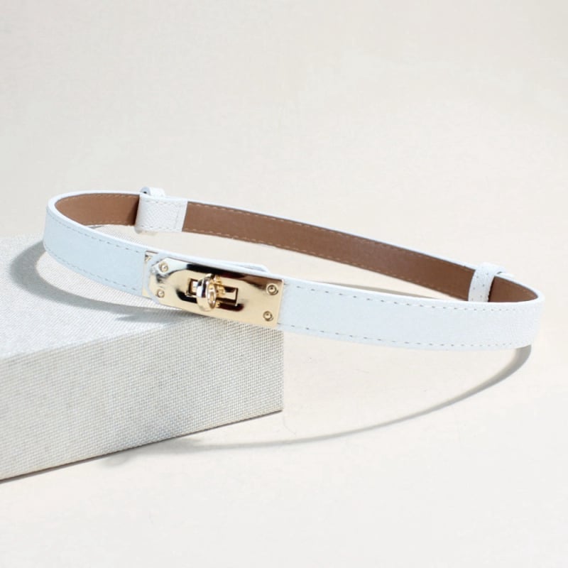 Sünteetilise naha vöö reguleeritava klamriga — õhuke, mitmekülgne sobib ülikonnale ja kleidile
