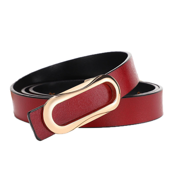 Naiste nahast vöö – õhuke, lihtne igapäevane stiil; kahekihiline veiselihast nahk; segust klamber; sujuv kinnitamine; lai 2–4 cm