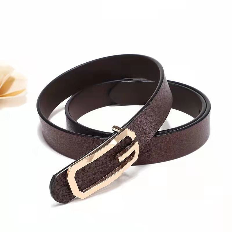 Naiste nahast vöö – õhuke, lihtne igapäevane stiil; kahekihiline veiselihast nahk; segust klamber; sujuv kinnitamine; lai 2–4 cm