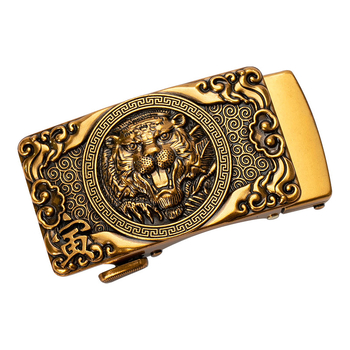 Meeste automaatne vööklipp, sulam, ristküliku kujul, loomamustriga, kohandatav