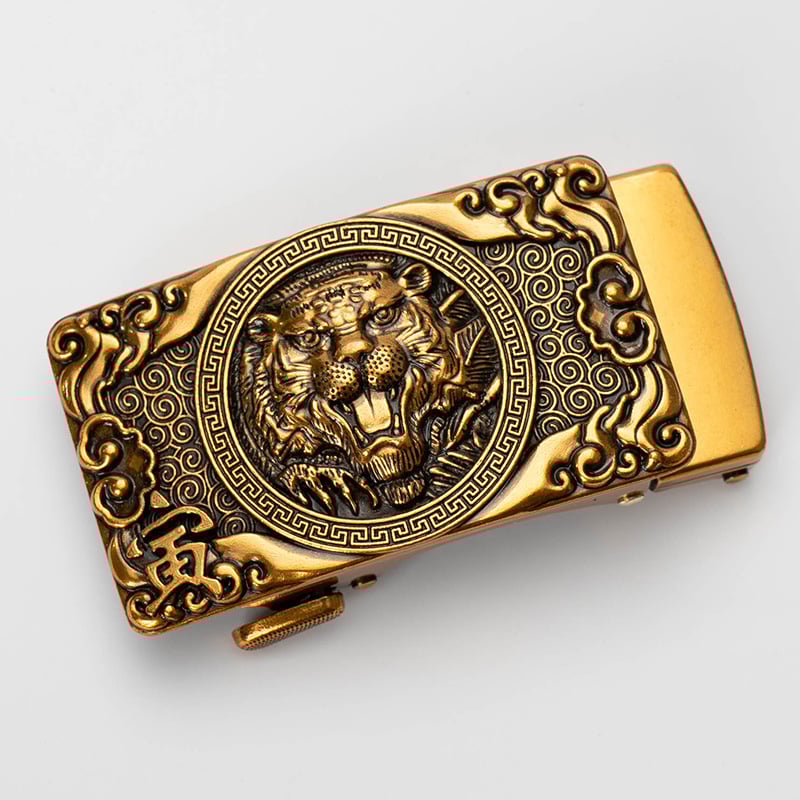 Meeste automaatne vööklipp, sulam, ristküliku kujul, loomamustriga, kohandatav