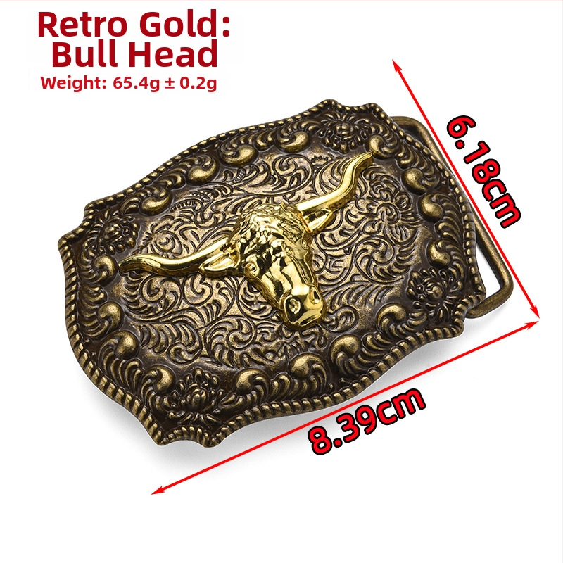 Punk metallist vöökinnitus, ristkülikukujulise plaadiga, looma mustriga