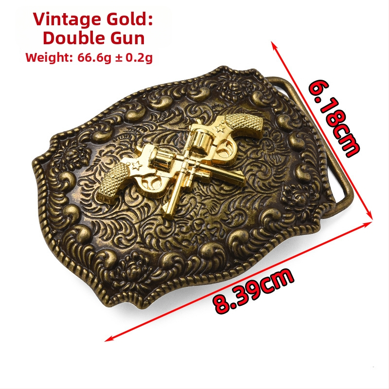 Punk metallist vöökinnitus, ristkülikukujulise plaadiga, looma mustriga