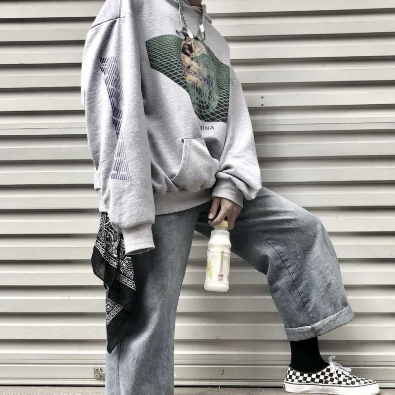 Hip-hop Paisley kvadratni šal za ulični ples s ukrasom od lančića za hlače (pamuk; proljeće; 2024. godina jesen; na skladištu)
