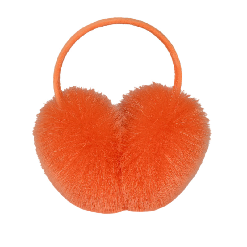 Lisiņa kažokādas ausu siltinātāji, izklājami, pieaugušajiem, universālie, ārā ziemā