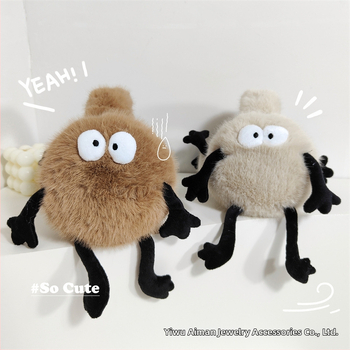 Plūšas ausu aizsargi – saliekams dizains, karikatūras raksts, ziemas lietošanai