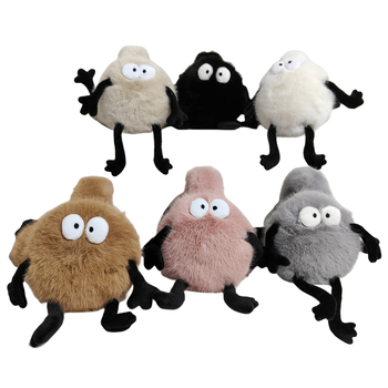 Plūšas ausu aizsargi – saliekams dizains, karikatūras raksts, ziemas lietošanai