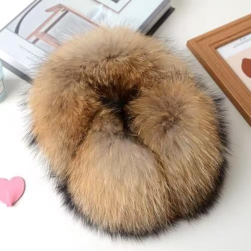 Rebane karusnahast kõrvakaitsmed naistele - monokroomne baasstiil, talvise soojus, 2025. aasta kevade väljaanne