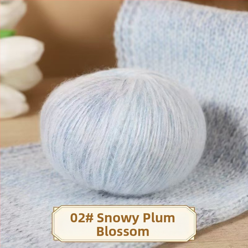 Horgolócérna mohairs és gyapjú keverékben – puha golyóban, alkalmas sapkákhoz, sálakhoz, kabátokhoz és pulóverekhez