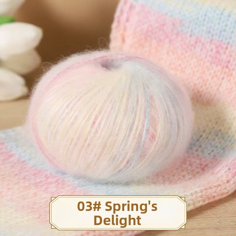 Horgolócérna mohairs és gyapjú keverékben – puha golyóban, alkalmas sapkákhoz, sálakhoz, kabátokhoz és pulóverekhez