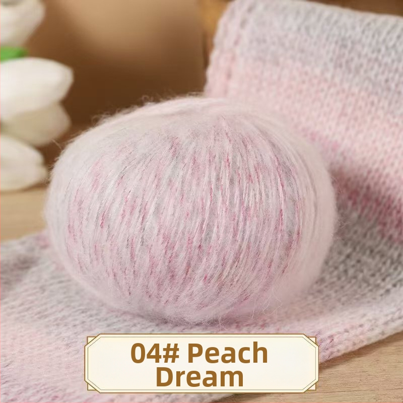 Horgolócérna mohairs és gyapjú keverékben – puha golyóban, alkalmas sapkákhoz, sálakhoz, kabátokhoz és pulóverekhez