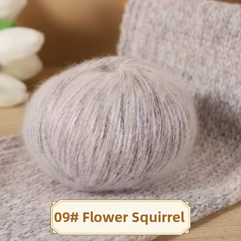 Horgolócérna mohairs és gyapjú keverékben – puha golyóban, alkalmas sapkákhoz, sálakhoz, kabátokhoz és pulóverekhez