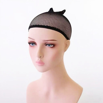 Parukų priežiūros rinkinys: plaukų tinklas, plieninė šukė ir priežiūros tirpalo laikiklis – penkių dalių parukų rinkinys