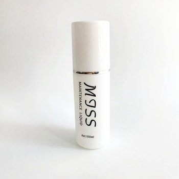 Parukų priežiūros rinkinys: plaukų tinklas, plieninė šukė ir priežiūros tirpalo laikiklis – penkių dalių parukų rinkinys