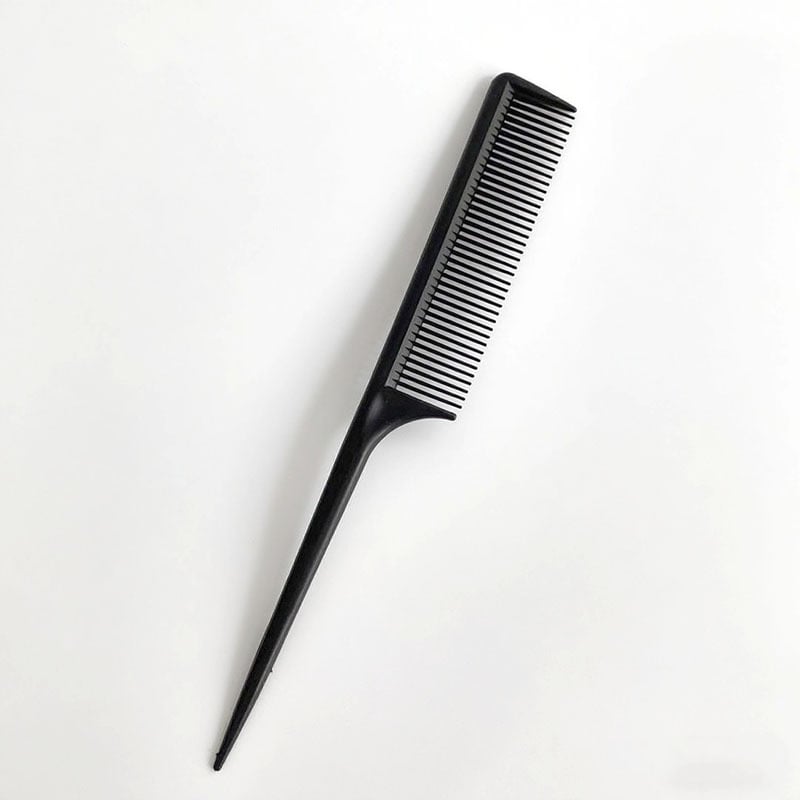 Parukų priežiūros rinkinys: plaukų tinklas, plieninė šukė ir priežiūros tirpalo laikiklis – penkių dalių parukų rinkinys