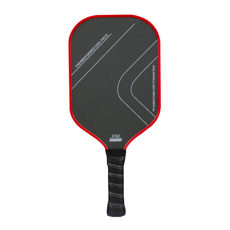 Set pickleball reketa – karbonska vlakna tekstura, mat završni sloj, uzorak titanijumske žice, težina 230 g, T700 karbonska vlakna