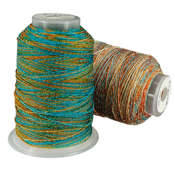 Perlų virvė, rankomis megzta, su žvaigždėto dangaus efektu, siūloma 6 arba 9 siūlų konfigūracijose